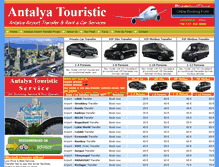 Tablet Screenshot of antalyatouristicservice.com